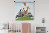 MuchoWow® Wandteppich Wandbehang Dschungel - Illustration - Produktbild-Vorschau 2