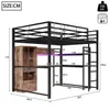 A diagram of a loft bed with dimensions and labels. Náhled obrázku produktu