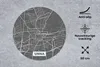 MuchoWow® Mauspad Mousepad Stadtplan - Deutschland - Blau - Produktbild-Vorschau 2