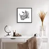 Gerahmtes Poster - Schwarzer Rahmen - Nashorn Porträt Produktbild-Vorschau 6