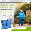 Juskys Rollator Vital faltbar, leicht, höhenverstellbar - Produktbild-Vorschau 6