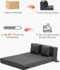 VEVOR 3 in 1 Klappsofa faltbares Schlafsofa mit 2 Kissen & Produktbild-Vorschau 6