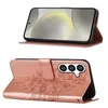 Galaxy S24 Hülle, Schmetterling Prägung Leder Kartenfächer Produktbild-Vorschau 3