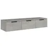 vidaXL Armoire murale gris béton 102x30x20 cm Bois Voir les images du produit 13