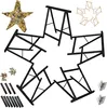 MODO24 Holzbock 5er Set, DIY Weihnachtsstern, Sägebock, Produktbild-Vorschau 1