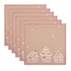 Clayre & Eef Set di 6 tovaglioli in cotone 40x40 cm Cotone Anteprima dell’immagine prodotto 1