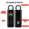 Zestaw 2x Osobisty Alarm 130 dB z Latarką LED – Ładowanie Podgląd zdjęcia produktu 11