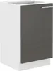 Meuble pour évier inférieur LAJLA – largeur 50 cm, gris / Voir les images du produit 1