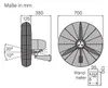 CasaFan Industrie Wandventilator IP44 WM3 Wall Eco SL Náhled obrázku produktu 10