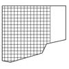 A grid pattern is shown on a white background. Voir les images du produit