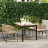 Outsunny 5-teiliges Polyrattan Gartenmöbel-Set für 4 Produktbild-Vorschau 9