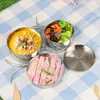 Outdoor-Edelstahl-Camping-Kochgeschirr-Set Wandern Produktbild-Vorschau 4