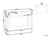 BELIANI Konsola biała MDF drewniane nogi 90 x 40 x 75 cm 3 Podgląd zdjęcia produktu 3