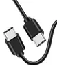 USB-C zu USB-C 3 meter Schnell-Ladekabel schwarz 3m – USB-C Produktbild-Vorschau 3