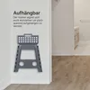 Klapphocker aus Kunststoff - belastbar bis 90kg - ( Größe: Produktbild-Vorschau 7