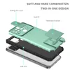 VIVO Y20 Hülle, Dual Layer Ständer Schutzhülle mit Schiebe Produktbild-Vorschau 3