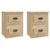 Wand-Nachttische 2 Stk. Sonoma-Eiche 41,5x36x53 cm Produktbild-Vorschau 1