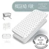 2er Set Spannbettlaken für Baby aus Baumwolle  90x40 cm Produktbild-Vorschau 2