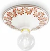 Classic Large Ceiling Lamp Trieste White Decorated Wire Voir les images du produit 9