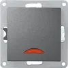 Schalter McPower ''Flair'', 250V/10A, UP, anthrazit mit Produktbild-Vorschau 1