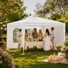 Set da 2 pannelli laterali per gazebo Relaxdays, 3x3 m, con Anteprima dell’immagine prodotto 3