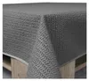 Garten Tischdecke Outdoor PVC rechteckig 130x220 cm Grau Produktbild-Vorschau 3
