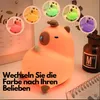 LED Nachttischlampe Capybara Lampe. Capybara Nachtlampe Produktbild-Vorschau 5