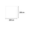 Telo laterale 2x2mt bianco impermeabile ricambio per gazebo Anteprima dell’immagine prodotto 7