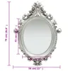 vidaXL Miroir mural style château 56x76 cm argenté Voir les images du produit 4