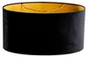 Samtlampenschirm Schwarz Oval 50 33 25 Produktbild-Vorschau 5