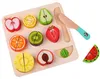 Klasická svetová súprava na krájanie ovocia Montessori so Náhľad obrázku produktu 11