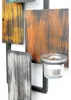 DanDiBo Bougeoir mural Abstrait Métal Mural Noir 61 cm Voir les images du produit 7