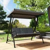 Outsunny Hollywoodschaukel 3-Sitzer Gartenschaukel Produktbild-Vorschau 8