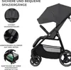 Kinderkraft TRIG 3, passeggino leggero, colore grigio Anteprima dell’immagine prodotto 18