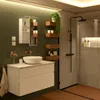 Spiegelschrank mit LED, Badezimmerspiegelschrank Produktbild-Vorschau 4
