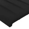 Testiera nera 80x5x78/88 cm in velluto Anteprima dell’immagine prodotto 4