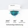 FOSCAM D4Z 4MP Dual-Band WLAN PTZ dome bewakingscamera met Productafbeelding-voorbeeld 8