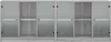 vidaXL Knihovna s dvířky Grey Sonoma 204x37x75 cm Materiál Náhled obrázku produktu 6