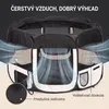 IvoQ Skladací výbeh pre šteňatá so strieškou – 114 x 114 x Náhľad obrázku produktu 3