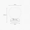 Tischleuchte Echt-Messing Glas E27 Ø 15 cm rund 18,5 cm Produktbild-Vorschau 3