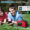 Solar Radio, Kurbelradio mit LED-Beleuchtung, AM/FM Radio Produktbild-Vorschau 7