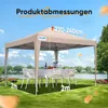 Quictent Pavillon, 2x2m Faltpavillon mit 4 Seitenteilen, Produktbild-Vorschau 3