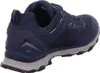 A single navy blue and gray hiking shoe is shown from a rear-side angle against a white background. Produktbild-Vorschau