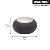 WAGNER Wandtürstopper ROUND - Ø 30 x 17 mm, Metall Produktbild-Vorschau 2