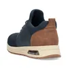 Rieker Herren Slipper mit Stretchsenkel blau mit brauner Produktbild-Vorschau 17