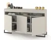 Große Kommode Fernsehschrank LUNA 3D Kaschmir/Kaschmir Produktbild-Vorschau 3