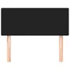 vidaXL Testiera nera 80x5x78/88 cm Tessuto Anteprima dell’immagine prodotto 3