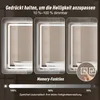 60x120 cm Rahmenloser LED Badespiegel – Mattierte Produktbild-Vorschau 8