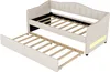 Flieks Polsterbett 90x200cm mit Ausziehbett, Schlafsofa Produktbild-Vorschau 8