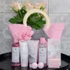 Geschenkset Duschset Pflegeset Damen Wellness Pink Rose Produktbild-Vorschau 4